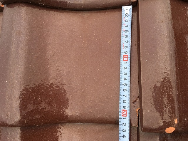 耐久度の高い和型陶器瓦